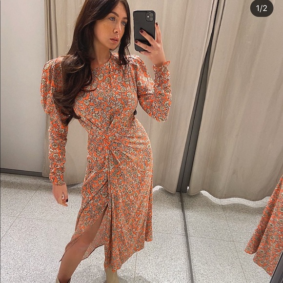 Zara print dress bloggers favorite - Picture 12 of 16